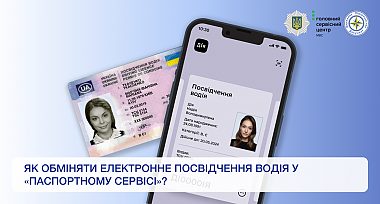 Як обміняти Електронне посвідчення водія у «Паспортному сервісі»?